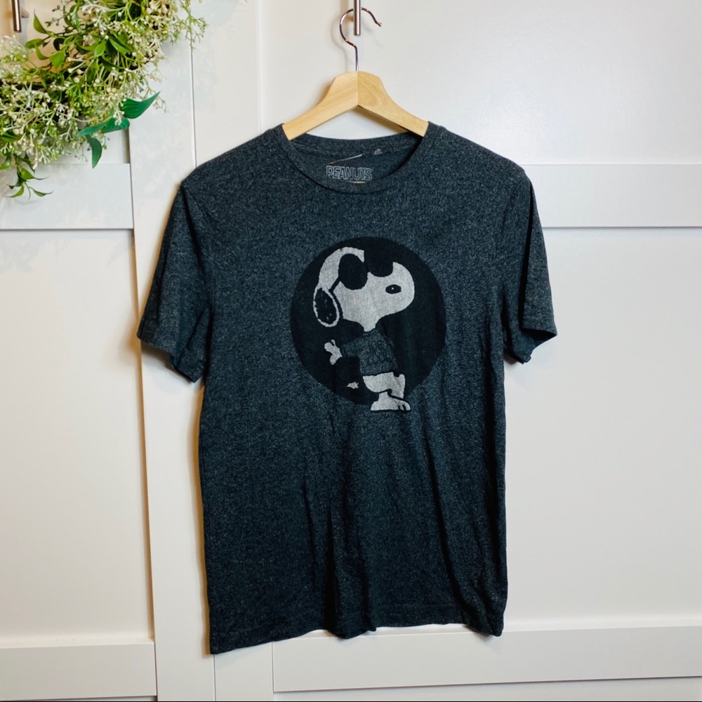 PEANUTS- Joe Cool Snoopy short sleeve  t shirt